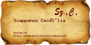 Szappanos Cecília névjegykártya
